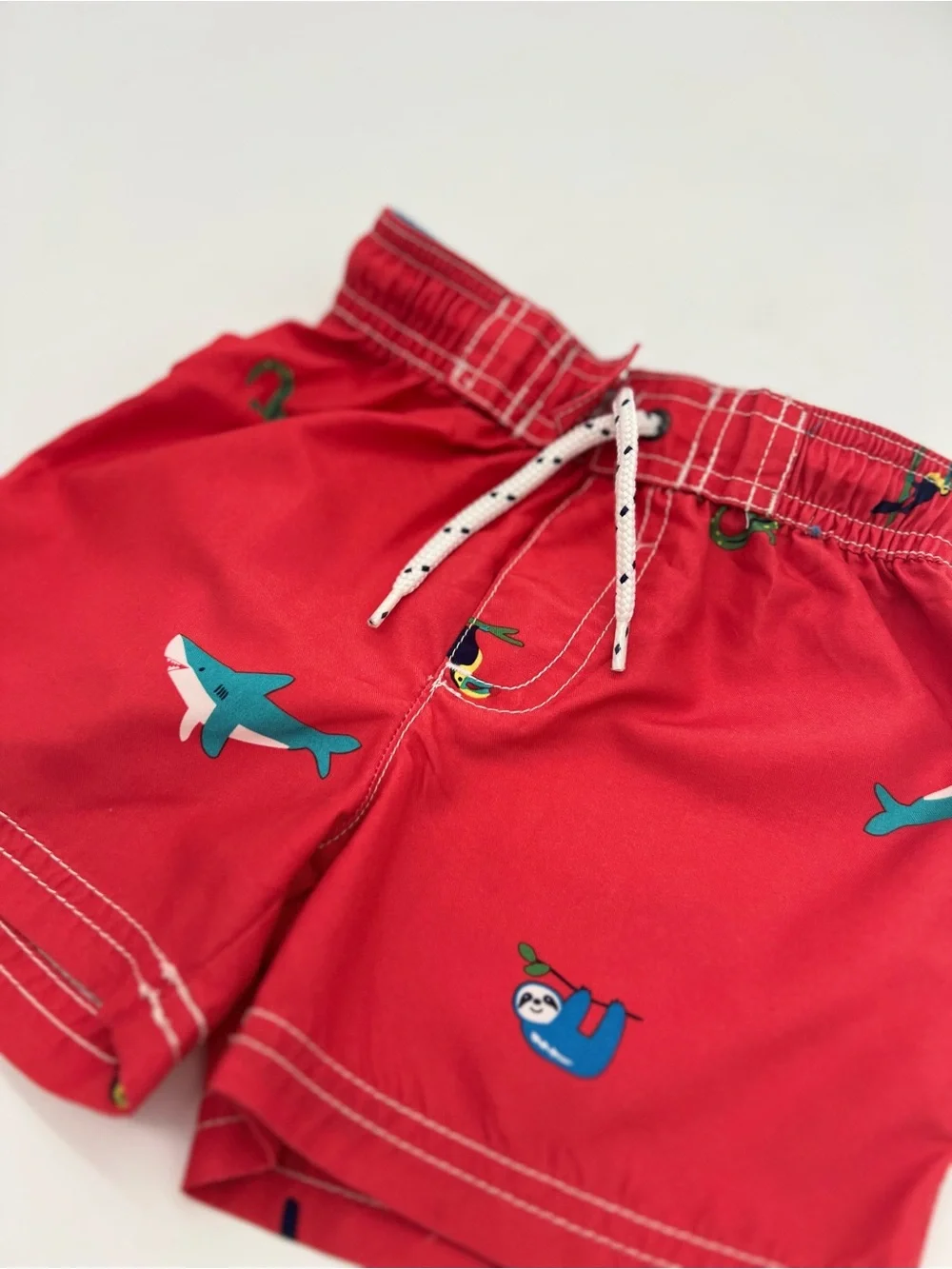 Caters Boys Red Swim Trunks 18M